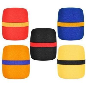 5 Pack Thick Foam Mic Cover Handheld Microphone Windscreen
