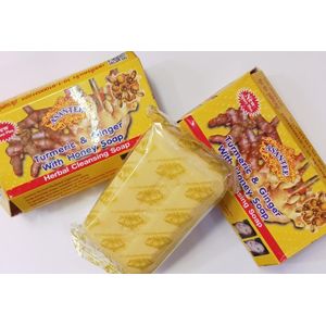 Asantee turmeric and ginger with honey soap 