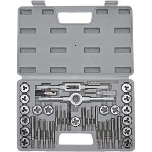 HIGHFIRE 60PCS SAE Metric Tap And Die Set With Storage Case,Essential Threading Tool For Cutting External Internal Threads And Repair Damaged Threads. - Tamaño 60PCS | Guatemala