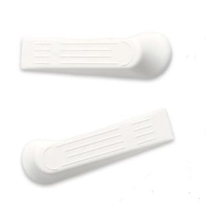  Set of 2 Black or White Wedge Doorstops door stop 