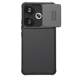 Nilkin CamShield Pro Safe strong Hard polycarbonate Back Cover Case for Poco F6 5G/Redmi Turbo 3 (Black)