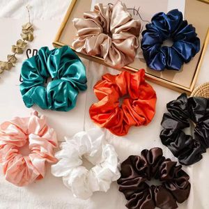 Large size satin scrunchies 