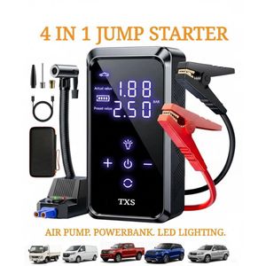 TXS AUTO Celerity P12 Car Jump Starter with Air Pump (4 in 1) MULTI-FUNCTIONAL JUMP STARTER & TYRE INFLATOR 