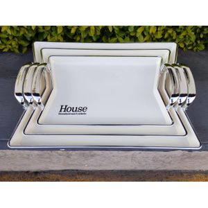3 pcs High Quality Design Serving Tray - Luxury Decorative Platter