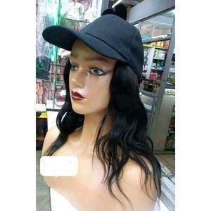 Baseball wig cap wig