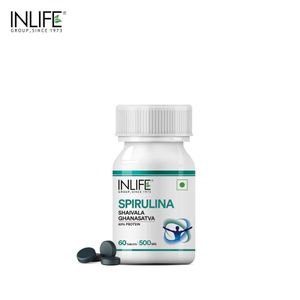 Inlife Spirulina 500mg - 60 tablets