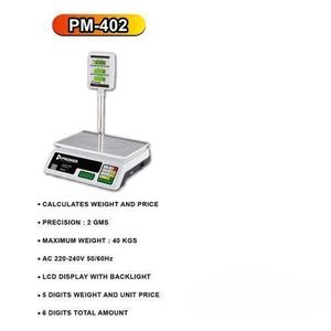 Premier PM-402 Electronic Price Computing Scale – 40kg Capacity