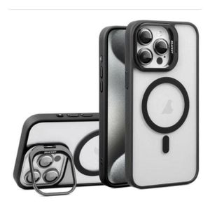 Premium Magnetic Case with Camera Lens Protection, Kickstand, and MagSafe Compatibility for iPhone 13 Pro – Sleek Design with Maximum Protection