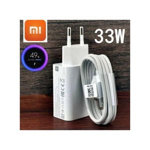 XIAOMI 33W Super Fast Charger For Redmi Note12 Discovery- White