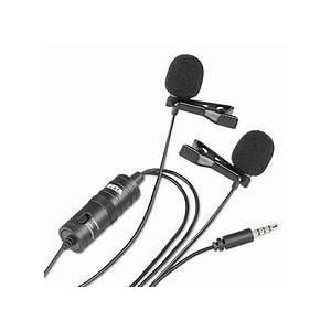 Boya BY-M1DM Dual Omni-directional Lavalier Microphone