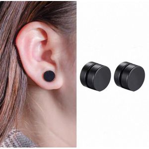  Black Magnetic Non-piercing Stud 