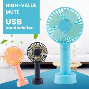 Desktop USB Rechargeable Handheld Fan Portable Standing Personal Cooling Electric Battery Table Hand Fan for Travel