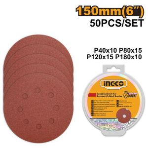 Ingco AKRS1500511 Sanding sheet for random orbital sander Size:150mm