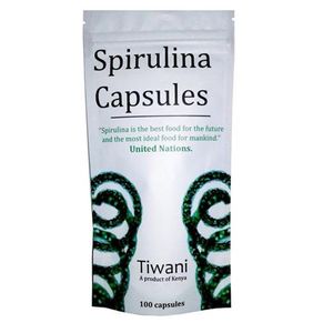Tiwani Spirulina Capsules 100 capsules