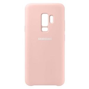 Soft Silicone Back Cover for Samsung Galaxy S9+ - Pink, anti-fingerprint, anti-scratch, durable silicone case