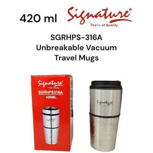Signature By Larry Levine 420 Ml Travel Mugs SGRHPS-323A