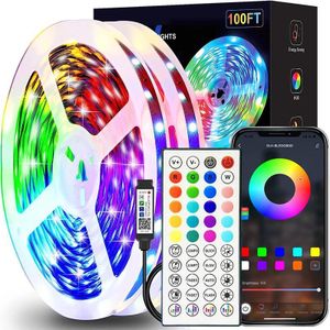 RGB Led Strip Lights 20M USB 5V 2835 Led Room Light with APP Control +44 key Remote