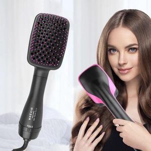 Hot Selling One-Step Hair Dryer and Straightening Comb Electric Fast Heating Blow Dryer Brush for Hotels and Households