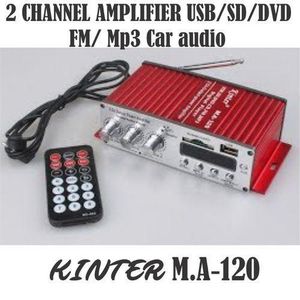 MA - 120 Portable 12V HiFi Audio Amplifier - With FM SD USB  