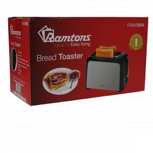  2 Slice Toaster RM/564  826W Stainless Steel  Defrost & Reheat Adjustable Browning