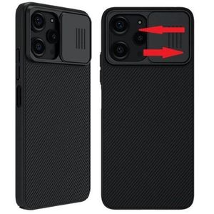 Nilkin Xiaomi Redmi 12 4G / Redmi Note 12R 5G Case Cover with Slide Camera Lens Protection PC Back & TPU Frame Bumper Protection Soft Delicate Touch Designed