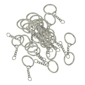 Key Chains Snake Chain with Snap End and Jump Ring for Craft Findings -  Pack of 100