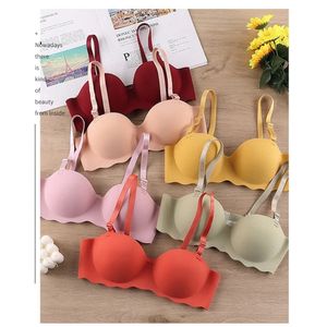 Cheap Seamless Bras For Women Candy Color Underwear Sexy Push Up