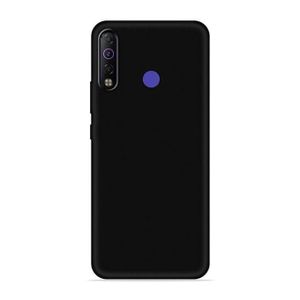 Black Soft Silicone Back Cover Case for Tecno Camon 12 Pro– Slim, Shockproof & Anti-Slip Protection