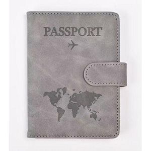 Leather passport holder wallet