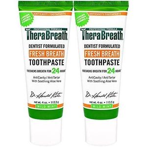 Therabreath Fresh Breath Dentist Formulated 24-Hour Toothpaste Mild Mint