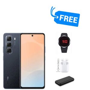 Infinix HOT 50 PRO+,AMOLED DISPLAY 6.78" INCHES,128GB STORAGE & UPTO 16GB RAM,FREE WATCH,POWERBANK & BUDS