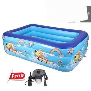 Portable Inflatable Swimming Pool for Kids & Adults With Free Pump