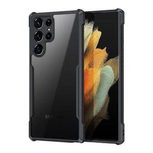 Xundd  Airbag Shockproof Bumper Shell Back Transparent Acrylic + TPU Buffer Case Cover for Samsung Galaxy S23 Ultra