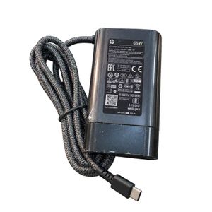 HP 65W Original type-C Fast Charging Laptop Charger - Premium Woven Braided Cable
