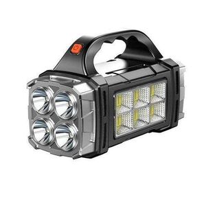 Rechargeable LED Flashlight - Black/Silver