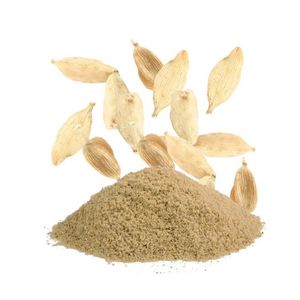 Herbal Premium Iliki (Cardamom) Powder 100g – 100% Pure & Natural Spice - Aromatic Flavor Enhancer for Tea, Coffee, Baking, and Cooking - Freshly Ground Green Cardamom, No Additives 