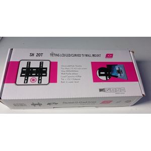 Skilltech 15",24",32",39",42",43" TILTING LCD/LED/CURVED TV WALL MOUNT STAND 15-43 INCH SCREEN