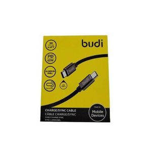 USB-C to USB-C Reversible Aluminium Shell Braided Cable PD 65W 2M Black