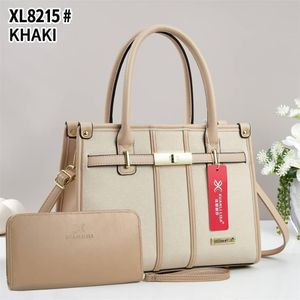  Gemini said Xuanli Lisa XL8215 Elegant Two-Piece Satchel & Wallet Set 