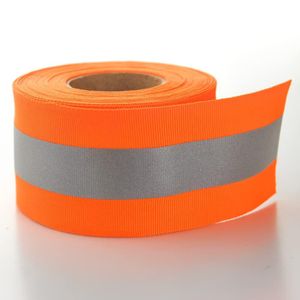 -20metres Reflective stripe material orange.