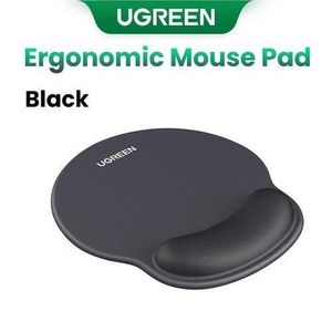 Ergonomic Mouse Pad with Wrist Rest - Black - Memory Foam, Non-Slip BaseErgonomic Mouse Pad with Wrist Rest - Black - Memory Foam, Non-Slip Base