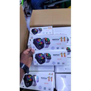 Smartwatch HU19 – Bluetooth Call With GPS, Waterproof, Sleep Monitor, Dual Strap, Music & Photo Control