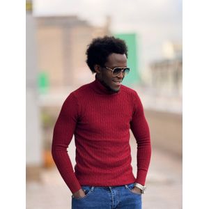 Unisex maroon pullnecks