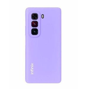 Infinix Hot 60 Pro Plus (+) Original Premium Silicone Heavy Duty Phone Case/ Back Cover - Purple