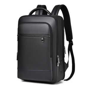Backpack Executive Waterproof Leather Laptop Bag