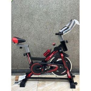 Exercise Spin Bike, Indoor Cycling Bike Stationary, Cycle Bike with Comfortable Seat Cushion, Digital Display with Pulse