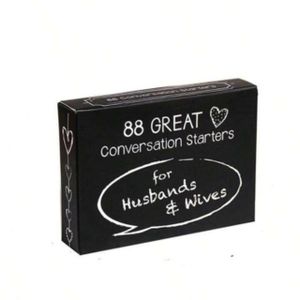 88 Great Conversation Starters for Husbands and Wives Card Game