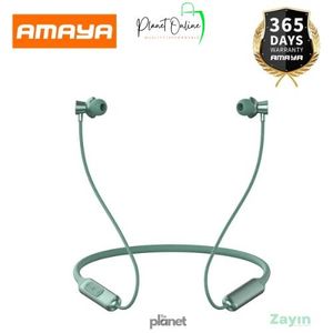 Amaya ASP02 Sports Bluetooth Neckband Earphones In-ear Design 30H Battery Life-Sports Bluetooth Neckband Headphones