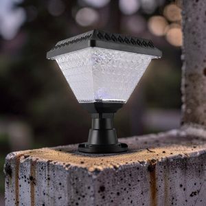 IP65 Waterproof Durable Design Energy Efficient Lighting LED Solar Garden Main Gate Lamp Waterproof Outdoor Light