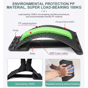 Back Stretcher tool - Massager/stretcher for back exercises and back pain relief